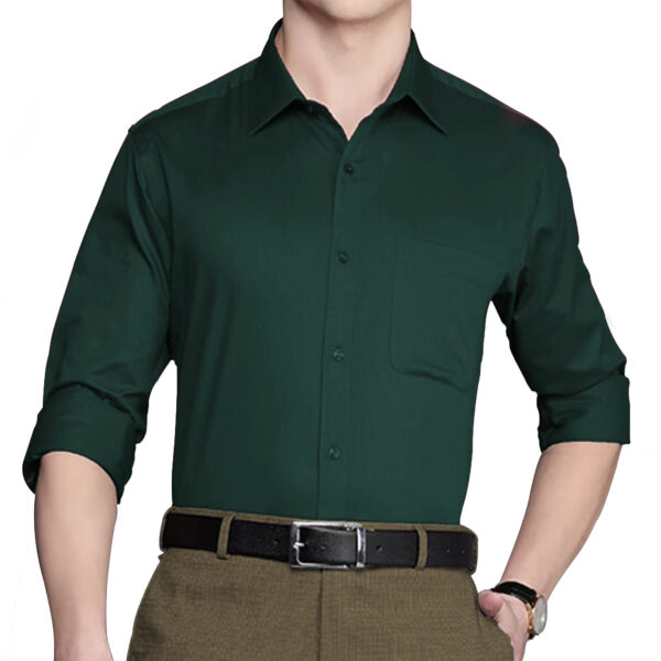 green formal shirt 018