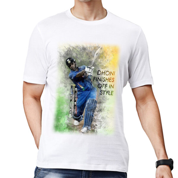 Cricket T-Shirt Dhoni