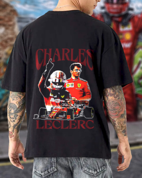 F1 Oversized T-Shirt | Charles Leclerc 2 - Image 2