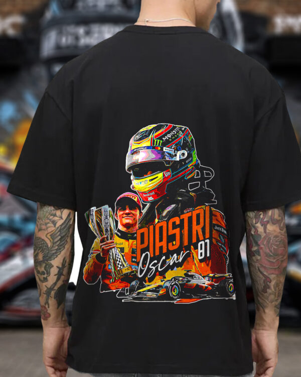 F1 Oversized T-Shirt | Oscar Piastri 2 - Image 2