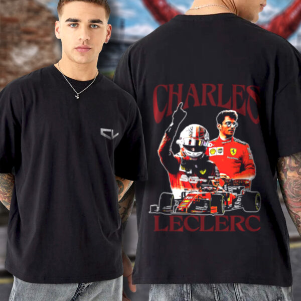 F1 T-Shirt Charles Leclerc Oversized